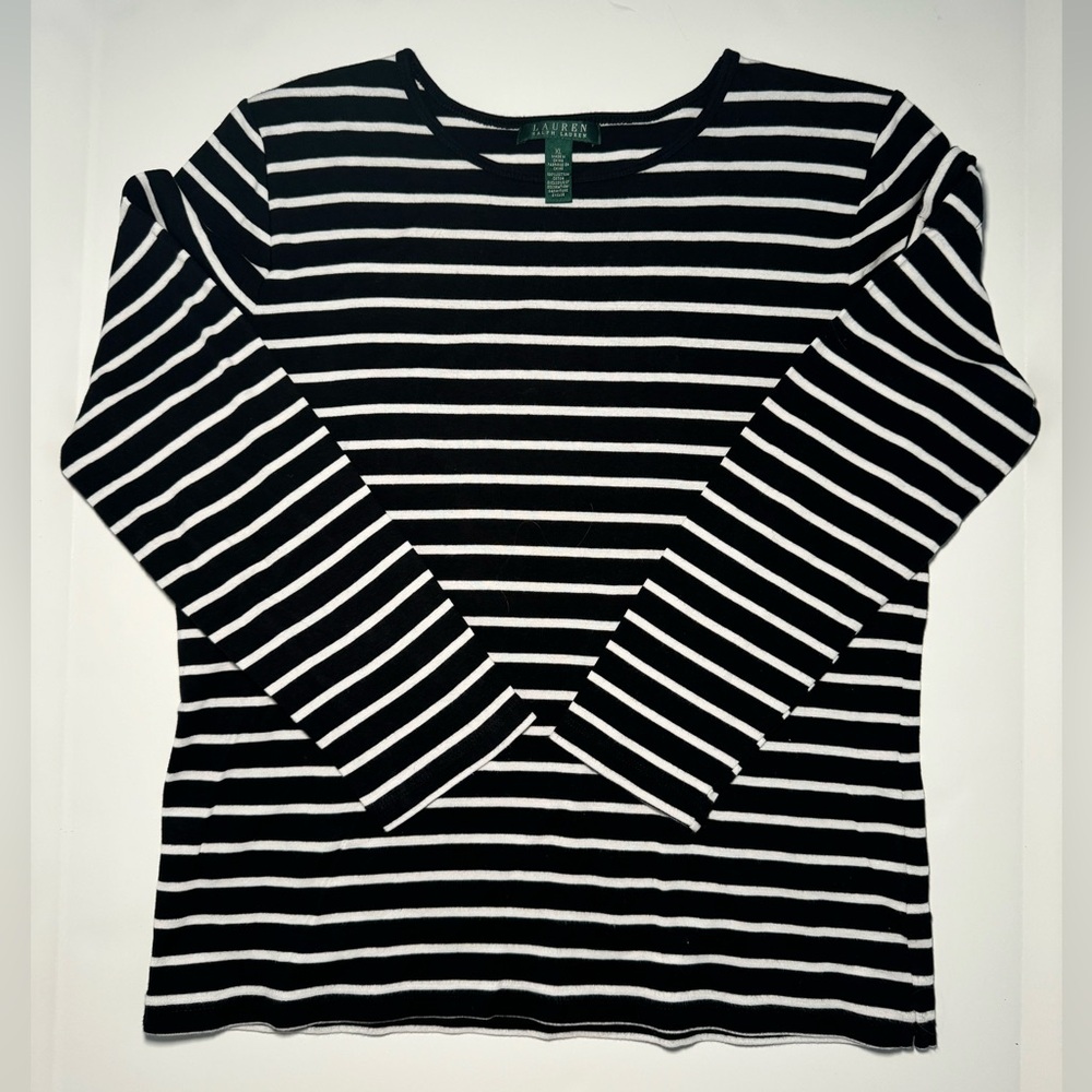 Lauren Ralph Lauren stripe long sleeve size XL